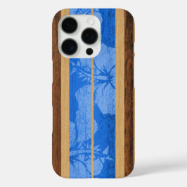 Funda iPhone 16 Pro Haleiwa Surfboard Hawaiano en azul