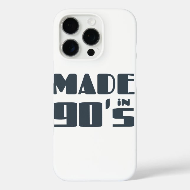 Funda iPhone 16 Pro Hecho en 90's (Reverso )
