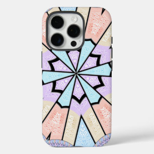 Funda iPhone 16 Pro Hermosa impresión de arte geométrico suave y suave