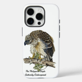 Funda iPhone 16 Pro Hermoso águila en peligro de extinción pintada a m