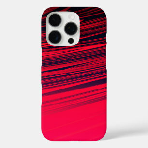 Funda iPhone 16 Pro Hermoso patrón abstracto de mármol en rojo y negro
