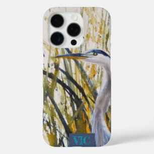 Funda iPhone 16 Pro Heron Art - En las malezas