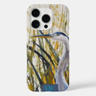 Funda iPhone 16 Pro Heron Art - En las malezas