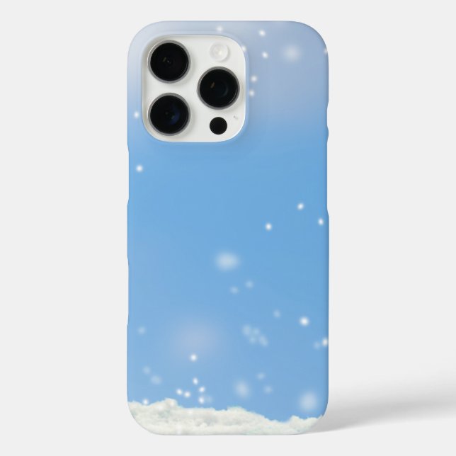 Funda iPhone 16 Pro Hielo y nieve texturados (Reverso )