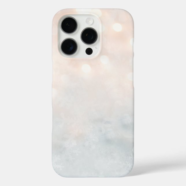 Funda iPhone 16 Pro Hielo y nieve texturados (Reverso )