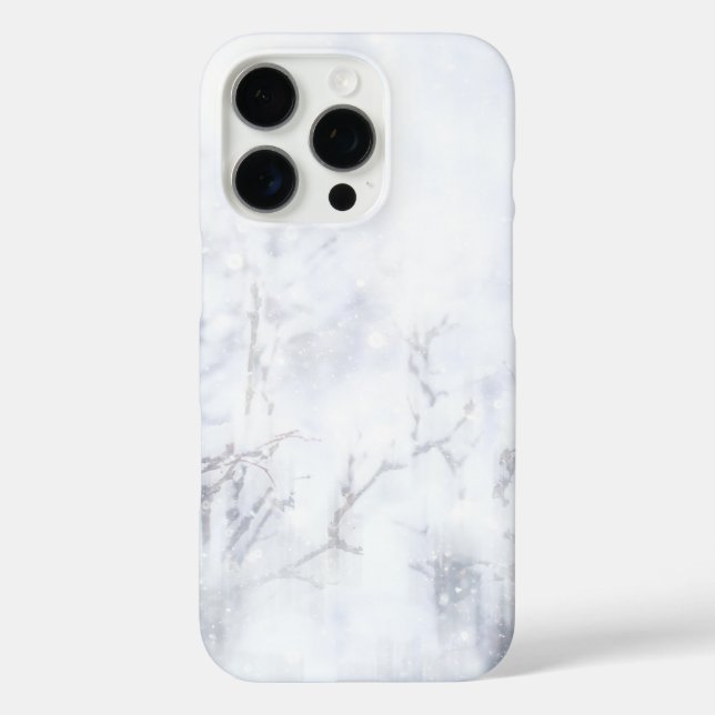 Funda iPhone 16 Pro Hielo y nieve texturados (Reverso )