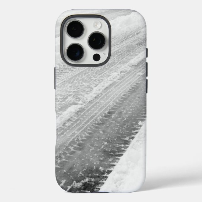 Funda iPhone 16 Pro Hielo y nieve texturados (Reverso )