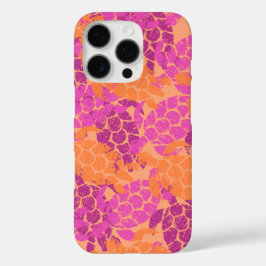 Funda iPhone 16 Pro Honu Sea Turtle Hawaiian Aloha Pink