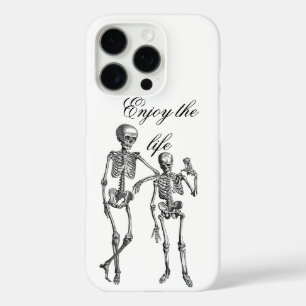 Funda iPhone 16 Pro Ilustración de esqueletos bailando