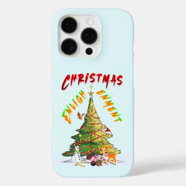Funda iPhone 16 Pro Ilustración de navidades (Reverso )