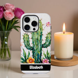 Funda iPhone 16 Pro Impasto Cactus Blossom Smartphone