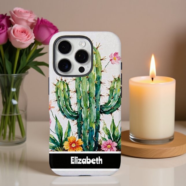 Funda iPhone 16 Pro Impasto Cactus Blossom Smartphone (Subido por el creador)