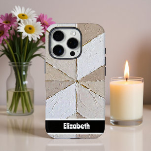 Funda iPhone 16 Pro Impasto texturizado para smartphone geométrico neu