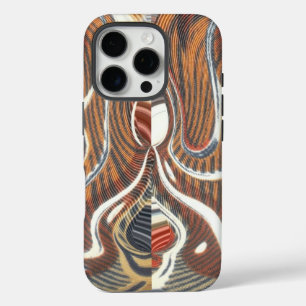 Funda iPhone 16 Pro Impresión de arte abstracto africano