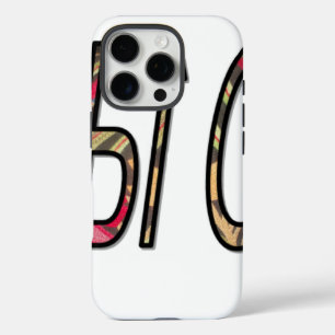 Funda iPhone 16 Pro Impresión de texto "Sin Bigiji"