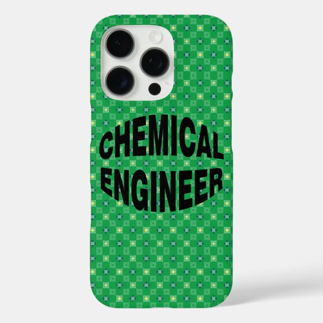 Funda iPhone 16 Pro Ingeniero Químico en Masa (Reverso )