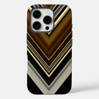 Funda iPhone 16 Pro Iniciales abstractas y personalizados modernas de