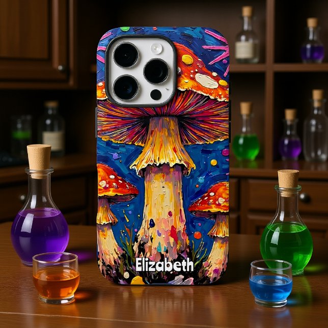 Funda iPhone 16 Pro Jardín Psychedelic Starburst (Subido por el creador)