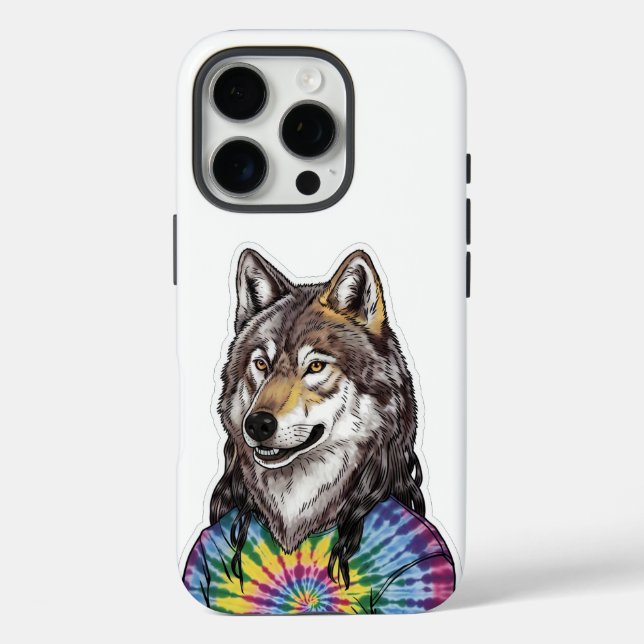 Funda iPhone 16 Pro Jerry Garcia wolf (Reverso )
