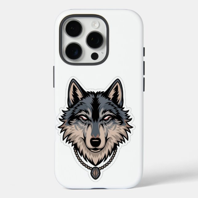 Funda iPhone 16 Pro Jerry Garcia wolf (Reverso )