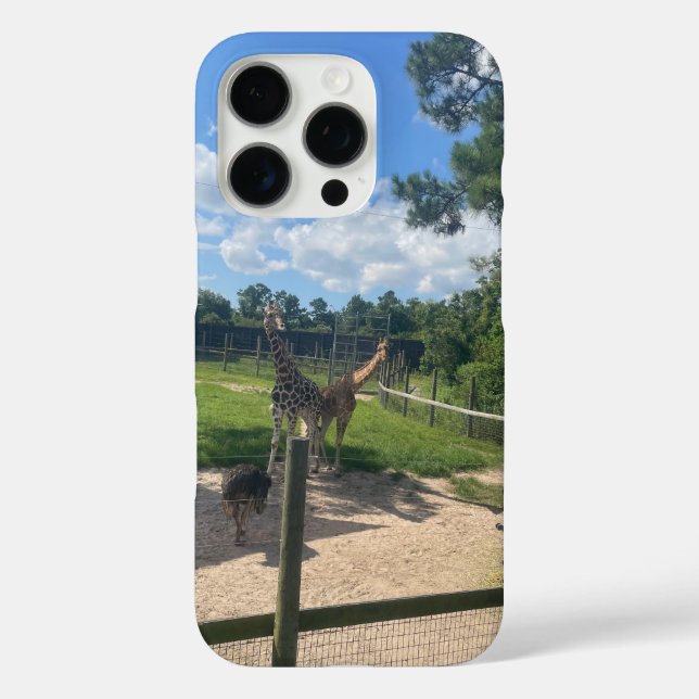Funda iPhone 16 Pro Jirafas  (Reverso )