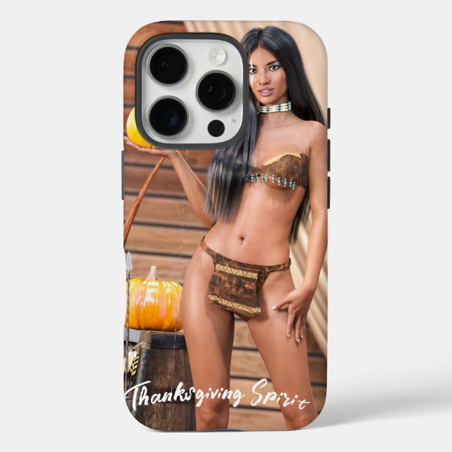 Funda iPhone 16 Pro Jóvenes nativos estadounidenses posando en el muro (Reverso )