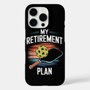 Funda iPhone 16 Pro Jugador de Pickleball de Mi Plan de Jubilación