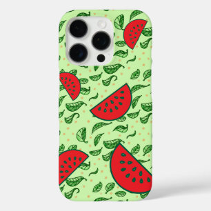 Funda iPhone 16 Pro Juicy Watermelon & Leaf