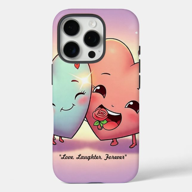 Funda iPhone 16 Pro "Juntos con amor" (Reverso )