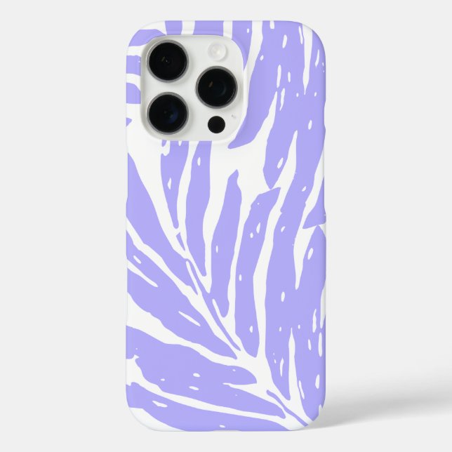 Funda iPhone 16 Pro Kahanu Garden Palm Hawaian deja Lavender (Reverso )