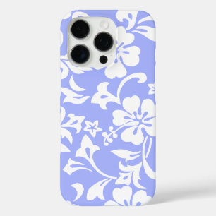 Funda iPhone 16 Pro Kapalua Pareau Hawaiian Hibiscus Periwinkle