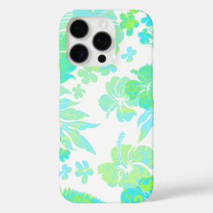 Funda iPhone 16 Pro Kona Times Hibiscus Hawai Ingeniero Lime