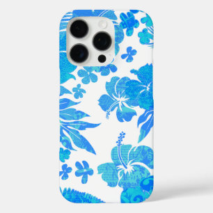 Funda iPhone 16 Pro Kona Times Hibiscus Hawaian Ingeniería Turq