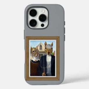 Funda iPhone 16 Pro La ardilla estadounidense gótica - divertida