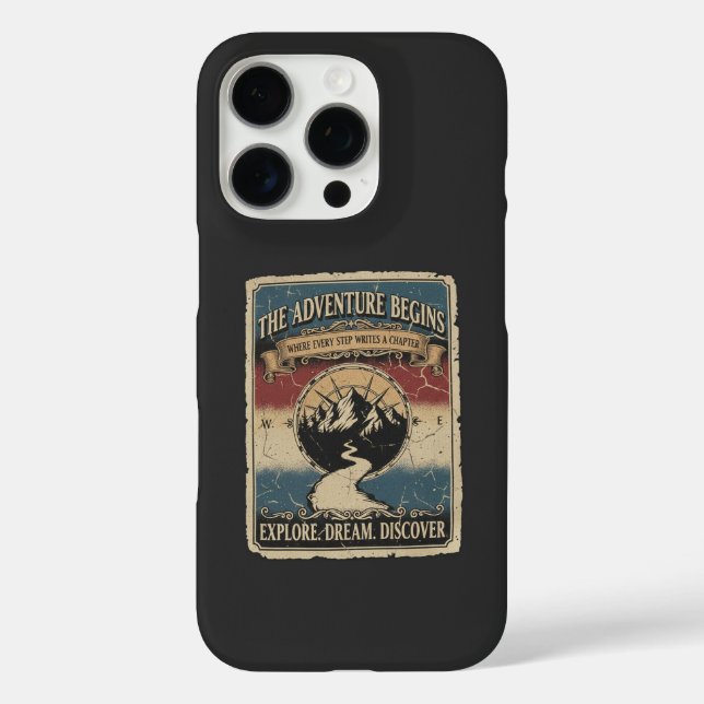 Funda iPhone 16 Pro La aventura comienza (Reverso )