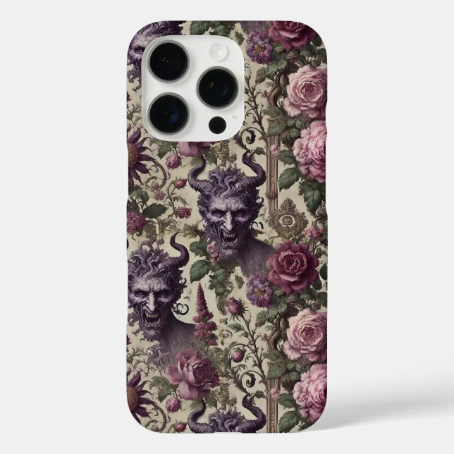 Funda iPhone 16 Pro La consulta de la luz - barroco gótico (Reverso )