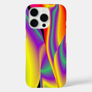 Funda iPhone 16 Pro La magia de los colores abstracta el arte pluviomé