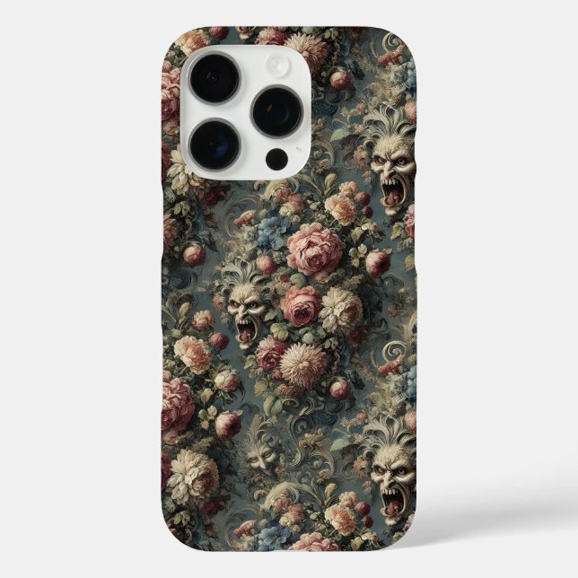 Funda iPhone 16 Pro 🌿 La Wretching Wreath - Victoria gótica (Reverso )