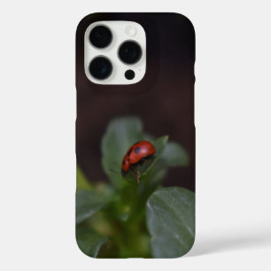 Funda iPhone 16 Pro Ladybug en Flores