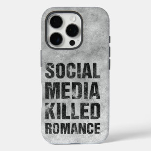 Funda iPhone 16 Pro Las redes sociales mataron el romance