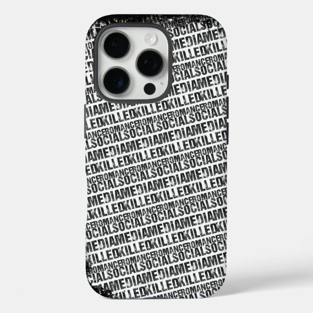 Funda iPhone 16 Pro Las redes sociales mataron el romance (Reverso )