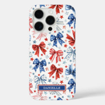 Lazos de Coqueta Patriótica Monogramados