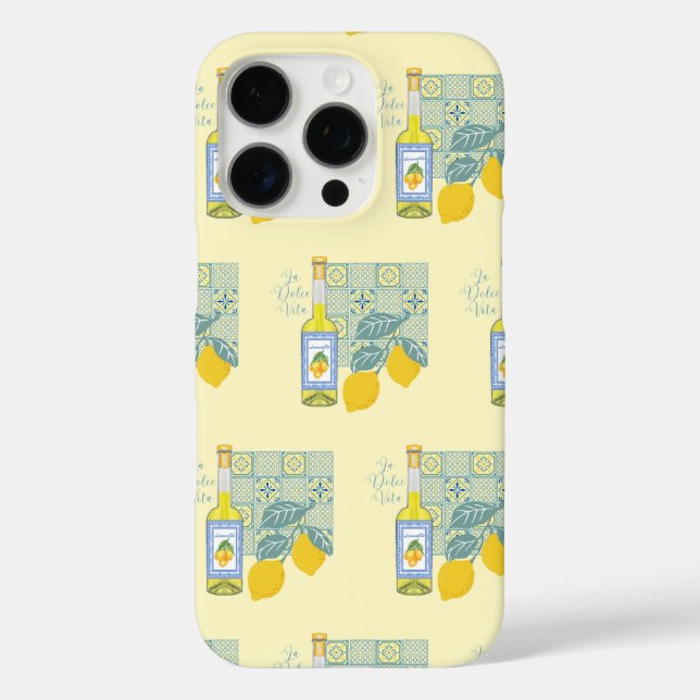 Funda iPhone 16 Pro Lemon Farm Retro (Reverso )