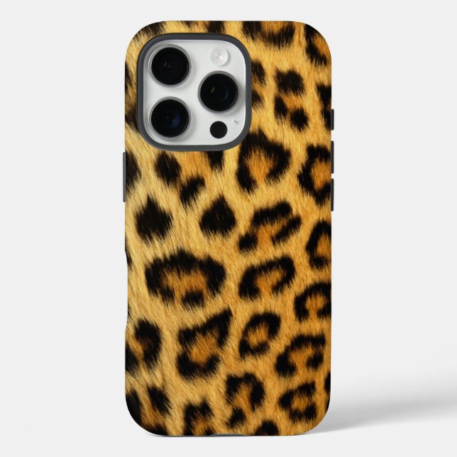 Funda iPhone 16 Pro Leopardo (Reverso )
