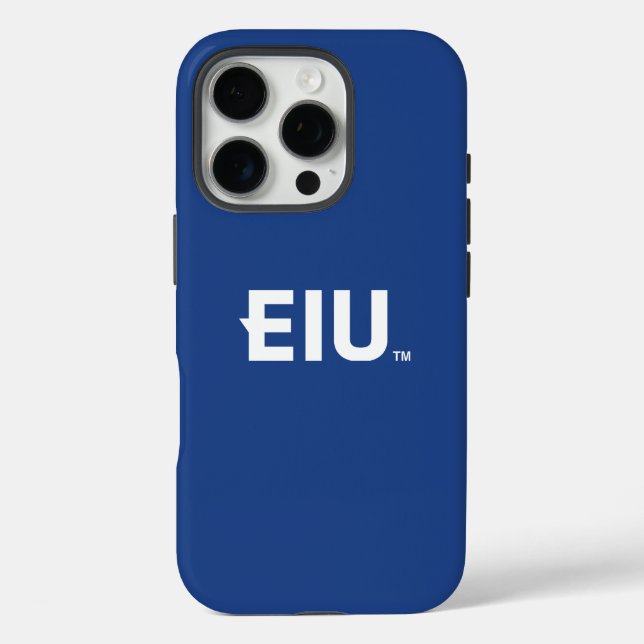 Funda iPhone 16 Pro Letra de bloque EIU (Reverso )
