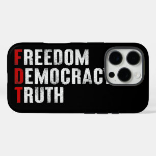 Funda iPhone 16 Pro Libertad Democracia Verdad