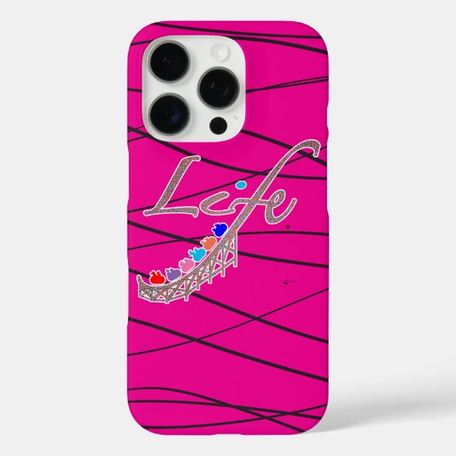 Funda iPhone 16 Pro Life is a Roller Coaster (Reverso )