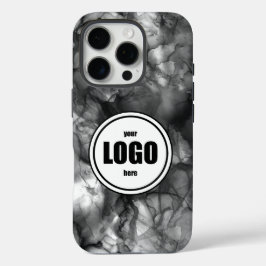Funda iPhone 16 Pro Logotipo Blanco y negro