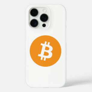 Funda iPhone 16 Pro Logotipo de criptografía de Bitcoin