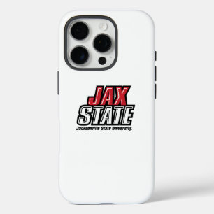 Funda iPhone 16 Pro Logotipo de Jacksonville State University JAX STAT